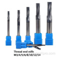 Solid Carbide Coated Thread End Mill Frees Cutter